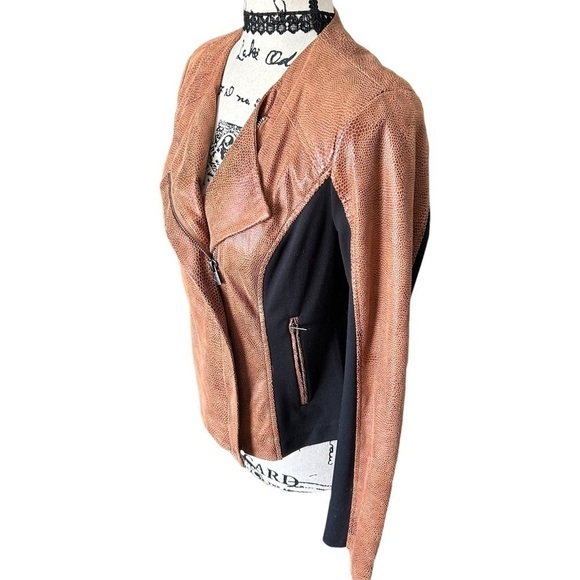 G by Guilliani Faux Leather MOTO Style Jacket Sz Small - Picture 5 of 14